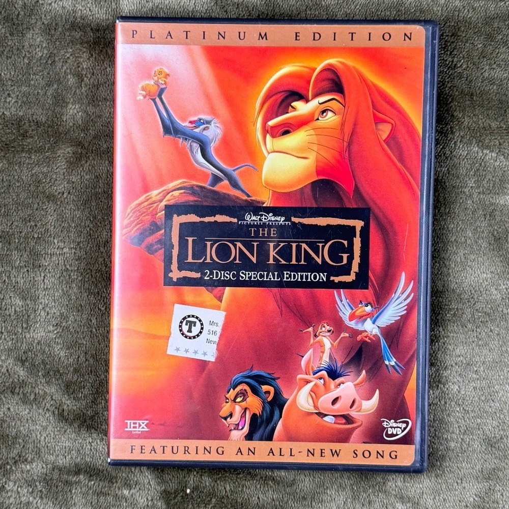 Disney The Lion King DVD Platinum Edition 2-Disc Special Edition Animated Movie